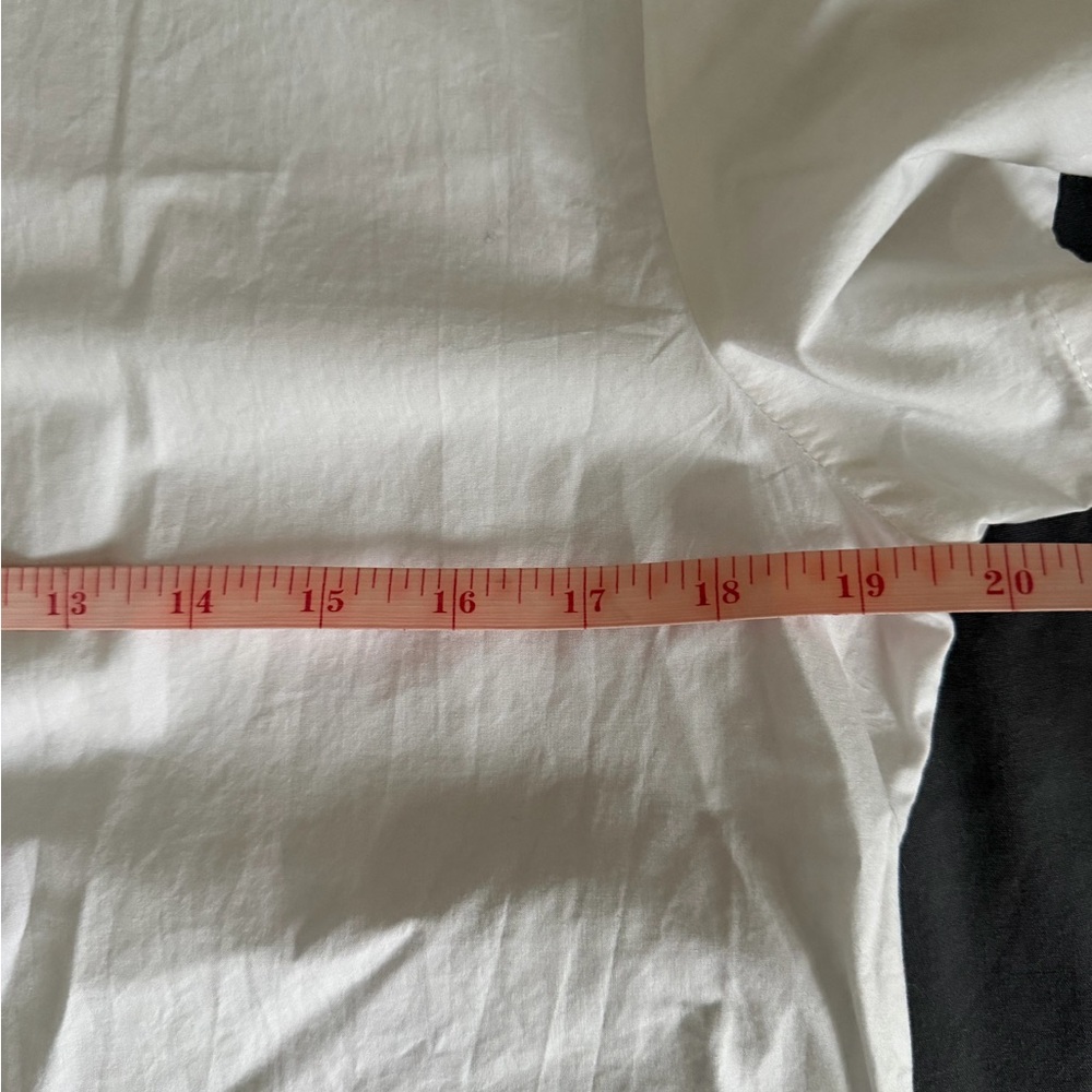 Maeve White Button-Down Shirt with Red Cherry Trim - Picture 5 of 11
